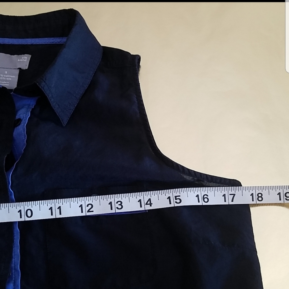 JCP brand button up blouse - Picture 4 of 5